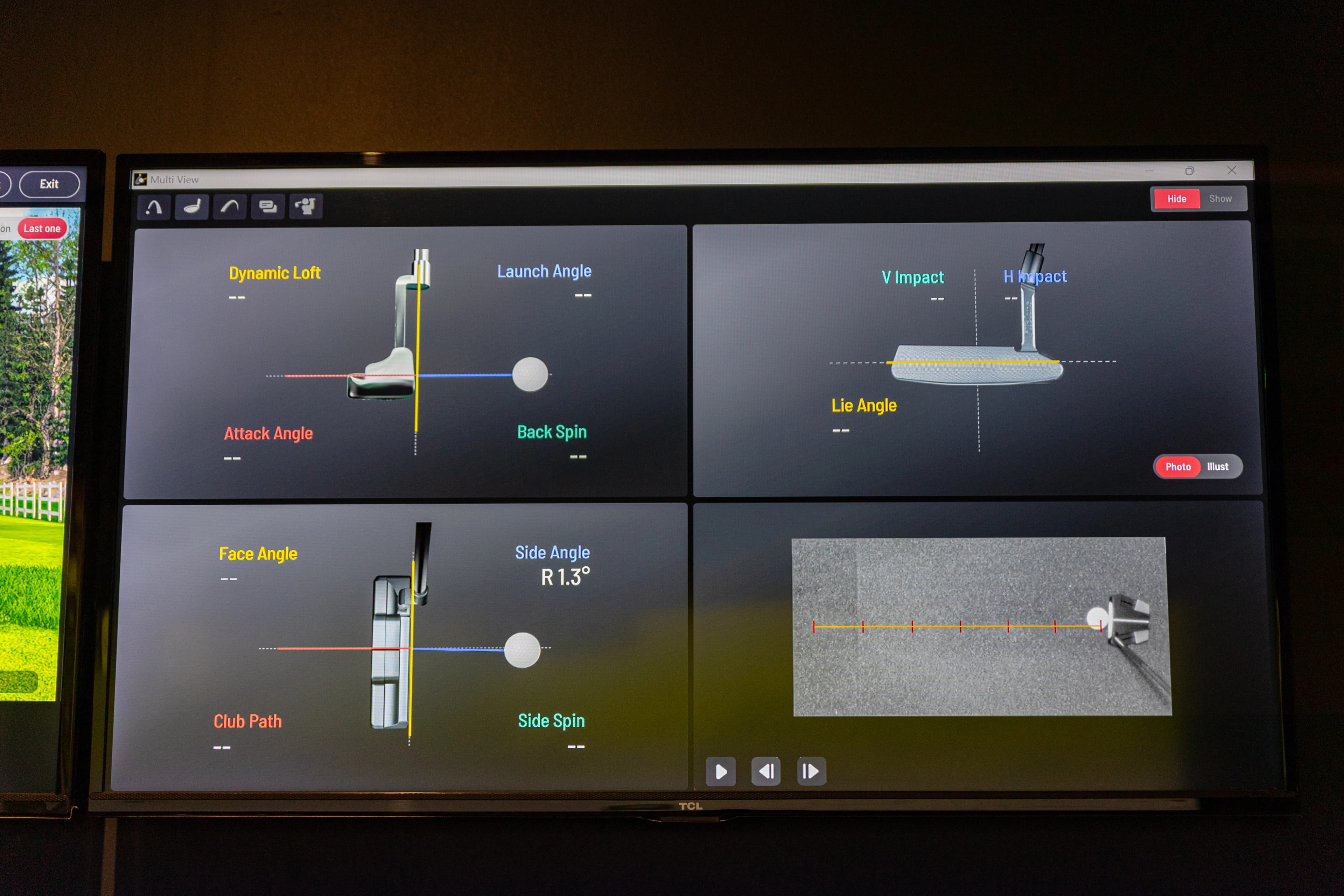 Anytime Golf indoor golf simulator